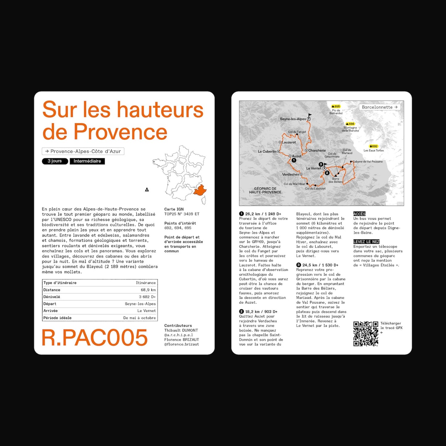 Extension randonnée : petites et grandes traversées en France